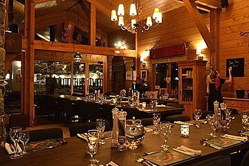 Au Coin du Feu Hotel, near Avoriaz dining room