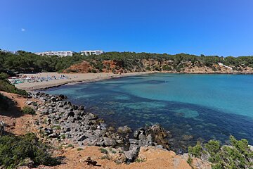 natural bay of cala llenya ibiza