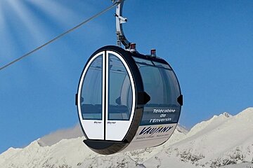 a new ski lift in alpe dhuez