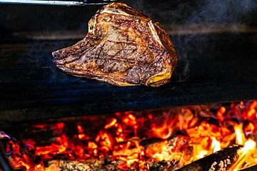 Grilled meat at Es Moli