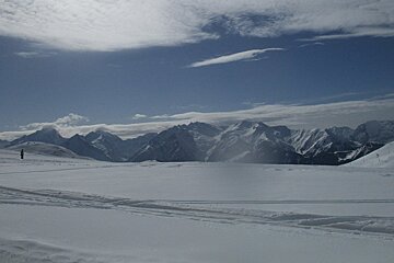 mountain views in alpe dhuez