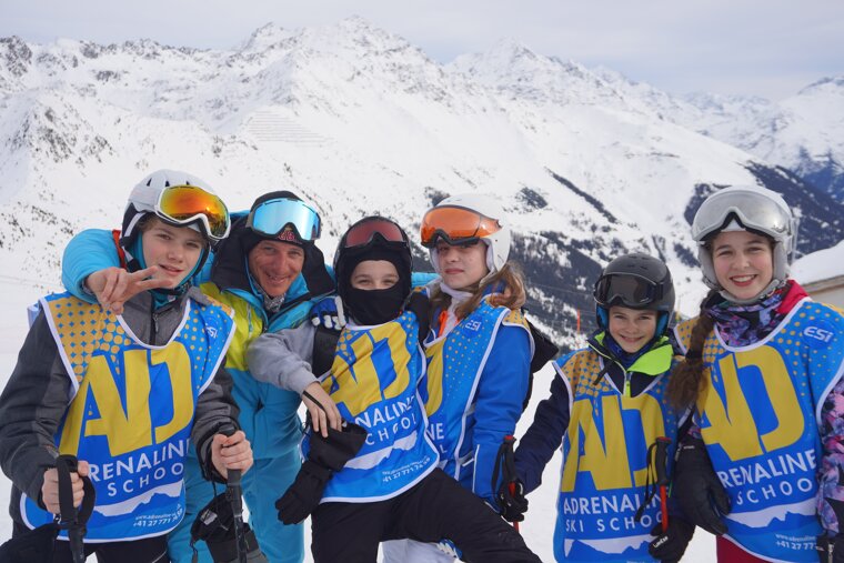 Adrenaline Ski School Group Lessons, Verbier