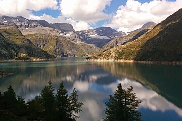 Emosson Dam via The Refuge de Loriaz walking