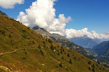 Emosson Dam via The Refuge de Loriaz walking