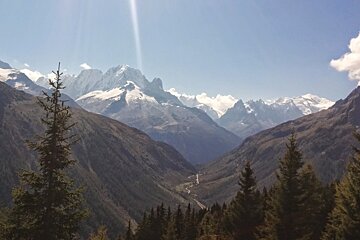 Emosson Dam via The Refuge de Loriaz walking