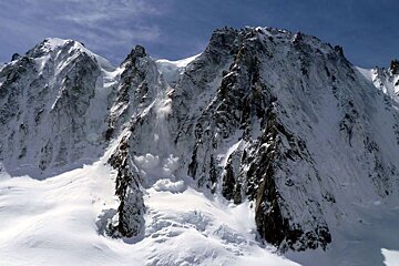 high mountains in chamonix