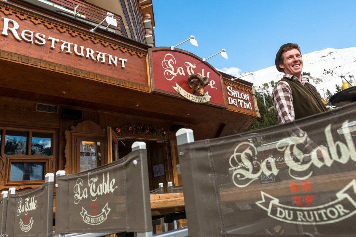 La Table du Ruitor Restaurant, Mottaret exterior