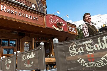 La Table du Ruitor Restaurant, Mottaret exterior