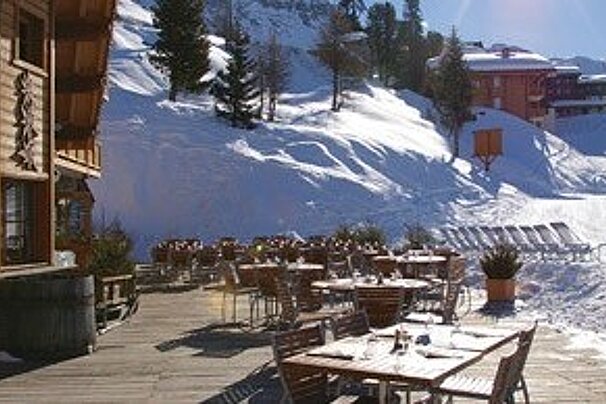 Le Carlina Restaurant, Belle Plagne restaurant terrasse