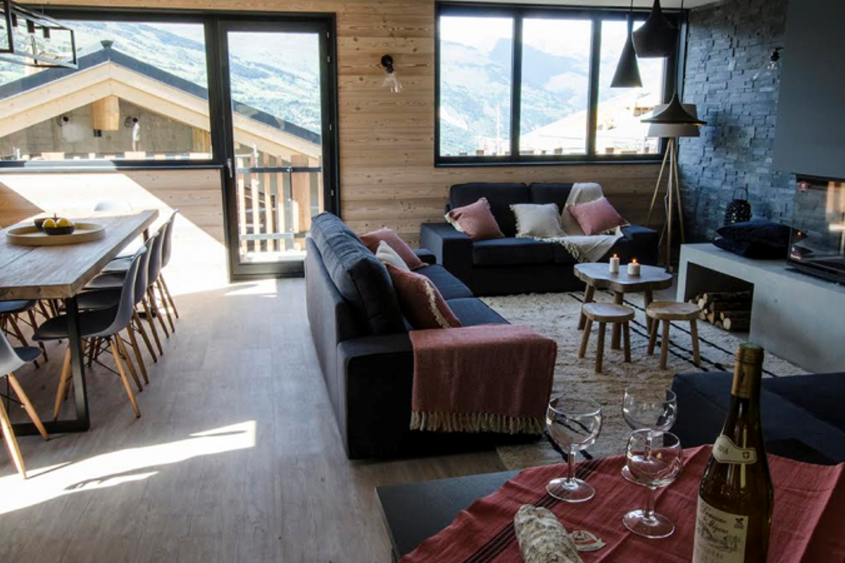 Lievre Blanc Chalet, Montchavin / Les Coches lounge