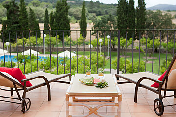 Son Roig Hotel, Porreres terrace