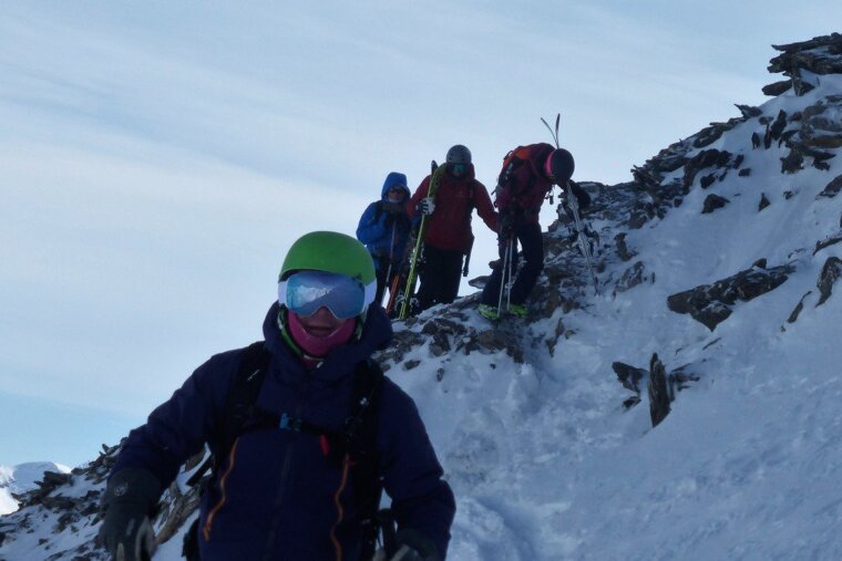 Bitter cold skiing in Val d'Isere