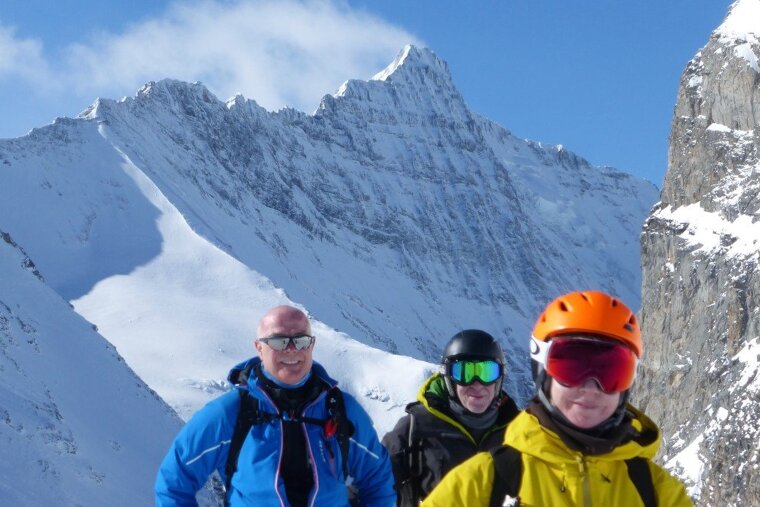 Bitter cold skiing in Val d'Isere