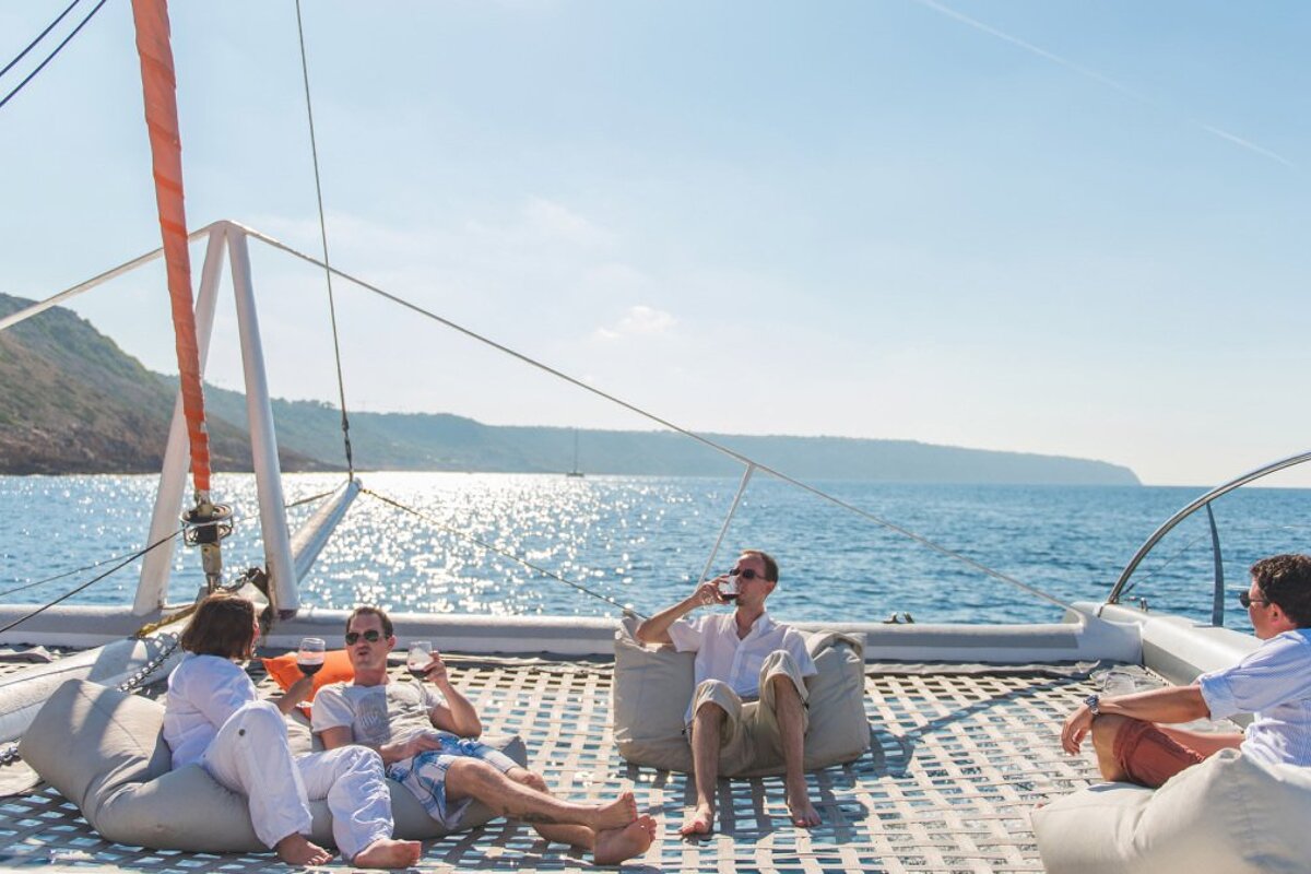 Can Pastilla Day at Sea Boat Trip deck