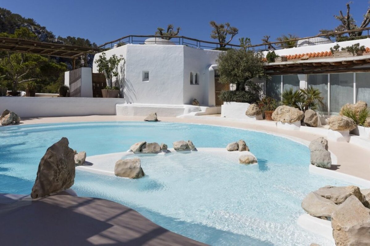 Hacienda Na Xamena Hotel, San Miguel outdoor swimming pool