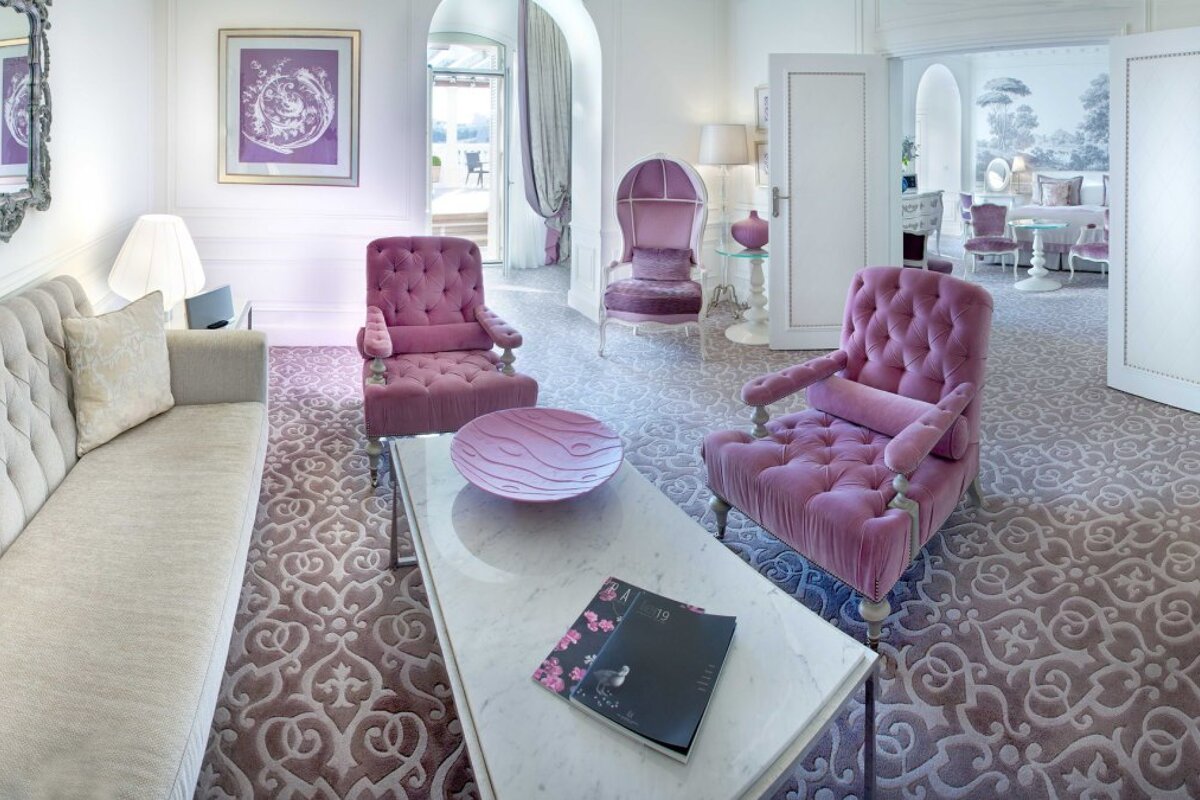 Hermitage Hotel, Monaco lounge room 