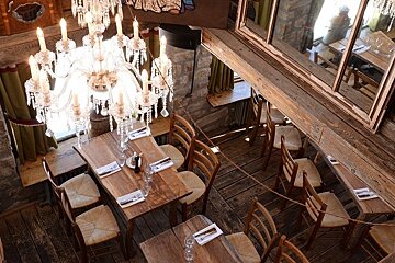 La Soucoupe Restaurant, Courchevel interior