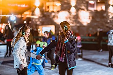 Silent disco on ice, Verbier