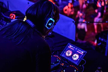 Silent disco on ice, Verbier