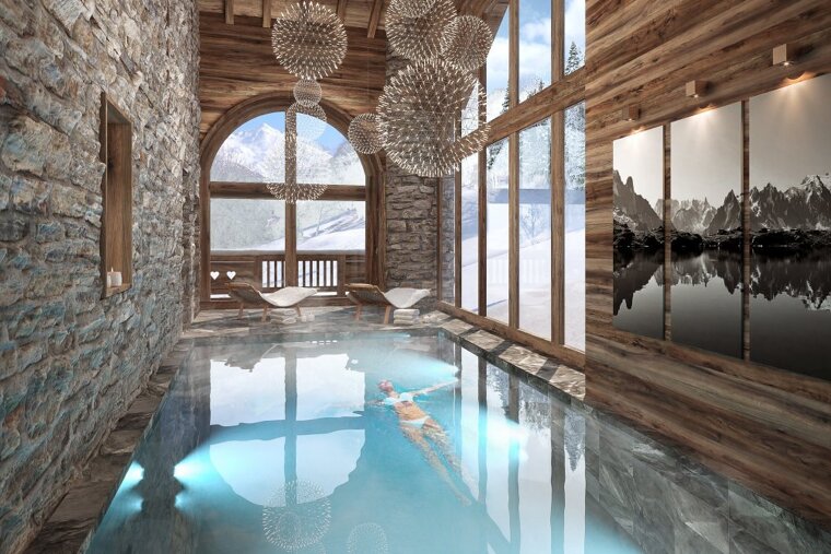 Alya Chalet, Meribel - Centre swimming pool