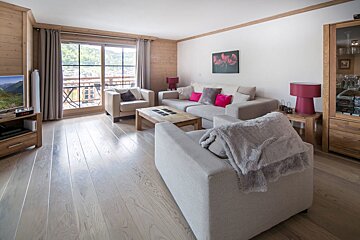 Terrace Apartment, Morzine living-room