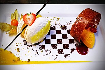 La Folie Douce La Fruitiere Restaurant, Val Thorens dessert