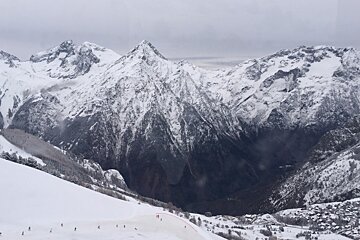 Snow at last!, 2 Alpes