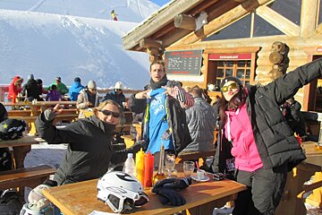 Snow at last!, 2 Alpes