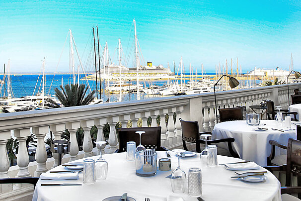 Views from Bahia Mediterraneo restaurant