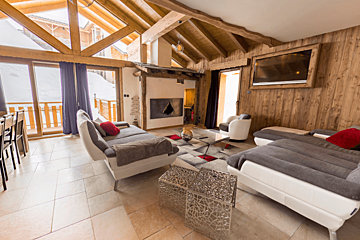 Rainbow Chalet, Val Thorens lounge