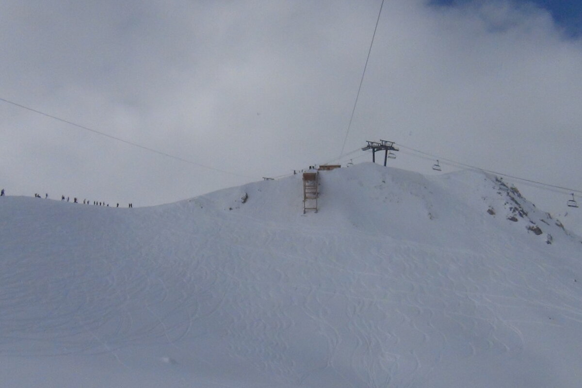 the ski jump from a distance