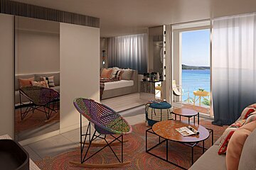a picture of a hotel suite at W Ibiza Hotel, Santa Eulalia