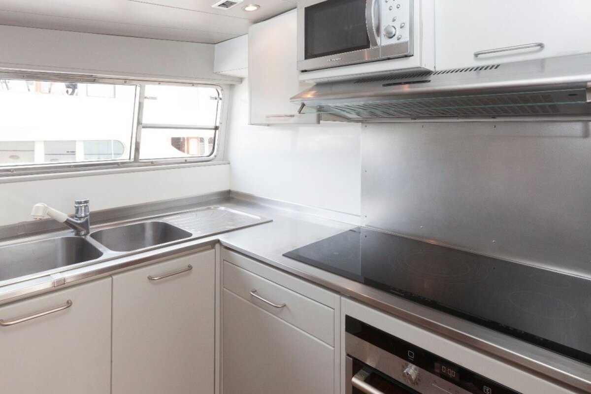 Canados 90' 28m Motor Yacht, Mallorca Island kitchen