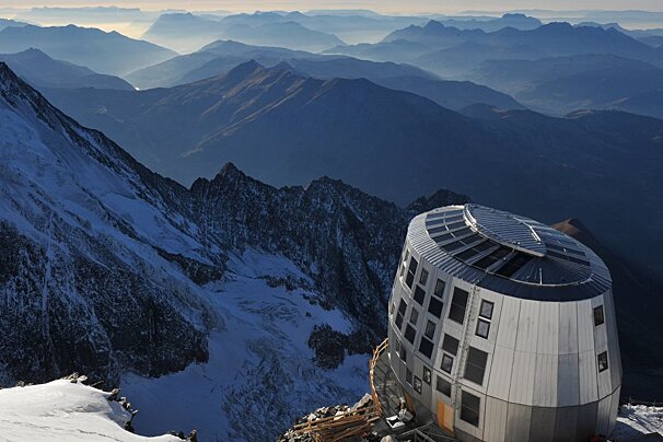 a high mountain refuge