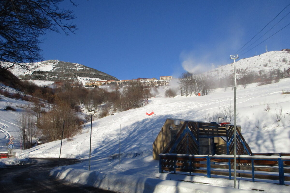 looking back up the hill to alpe dhuez