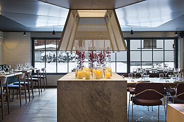 L'Heliopic Restaurant, Chamonix Main Town interior