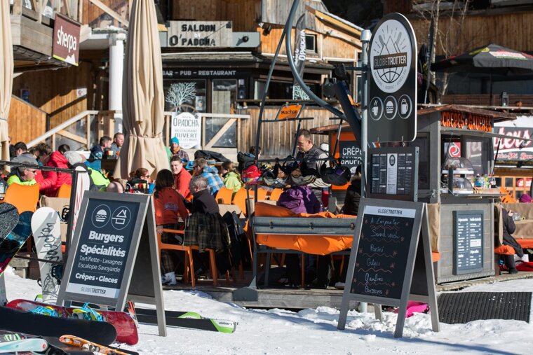 Le Globe Trotters Cafe Bar, Avoriaz terrace