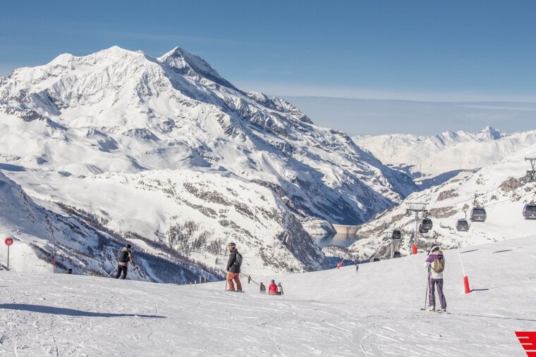 Val d'Isere in February 2020