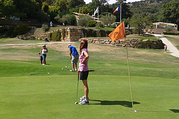 a golf club in Bormes-les-Mimosas