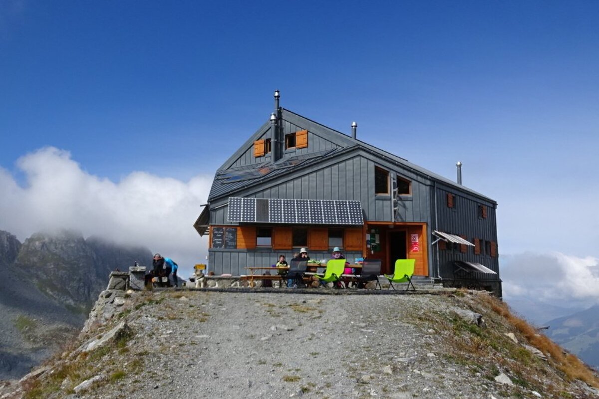 Cabane FXB Panossière Refuge (2641M), Verbier Region exterior