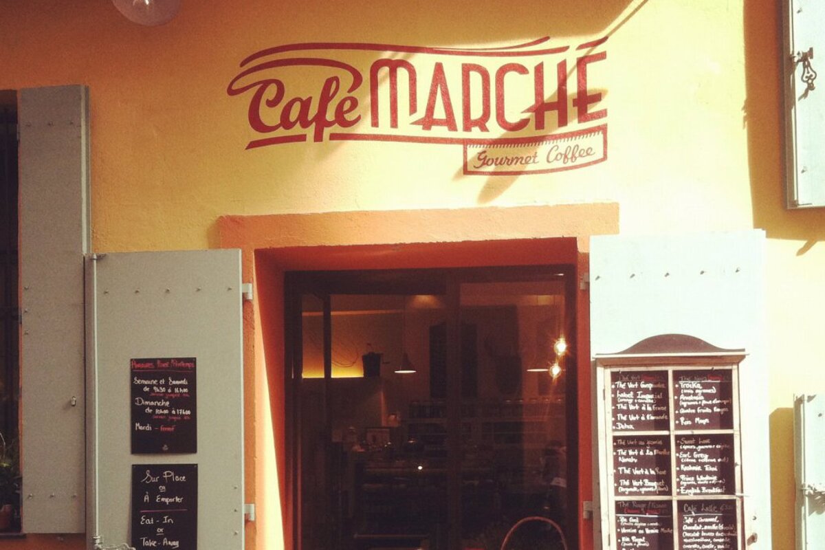 Cafe Marche, Vieux Nice exterior