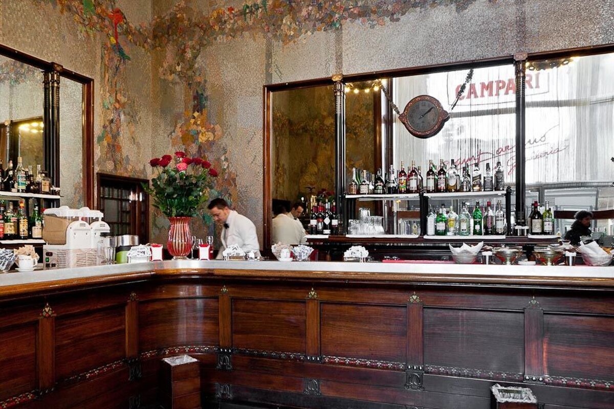 Camparino (Zucca) Cafe, Milan interior