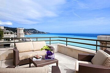Hyatt Regency Le Palais de la Mediterranee Hotel, Nice balcony