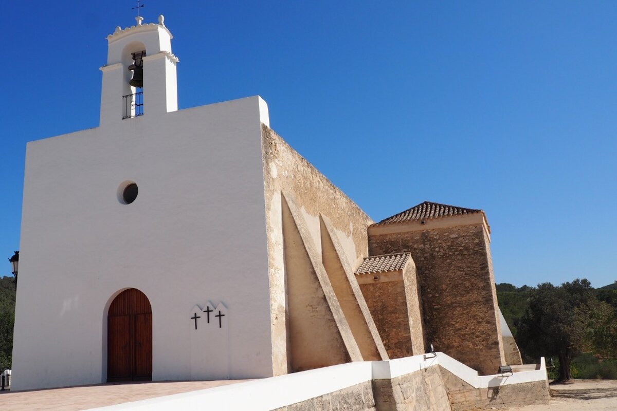 church in sant agusti in west ibiza