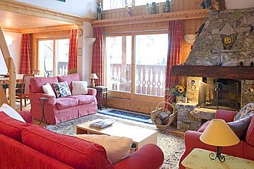 Santons 9 Apartment, Val d'Isere centre living-room