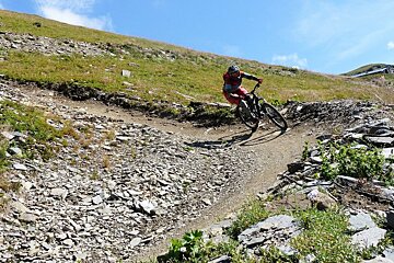 The 3 Valleys Mountain Biking Review mountain biker