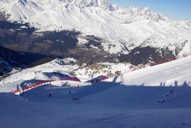 Shredding the reds & blacks in Les Arcs in 2019