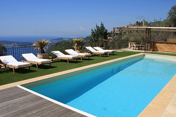 Les Deux Fleurons Villa, Eze swimming pool
