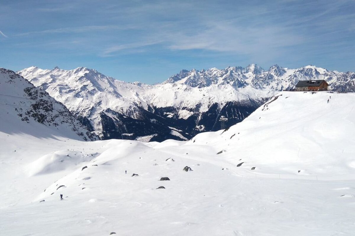 Ski pistes in Verbier