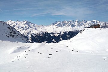 Ski pistes in Verbier